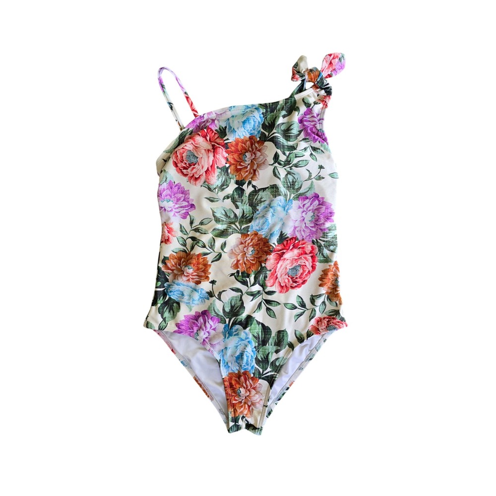Chelsea & Violet Girls Floral One Piece Swimsuit Youth Size 14